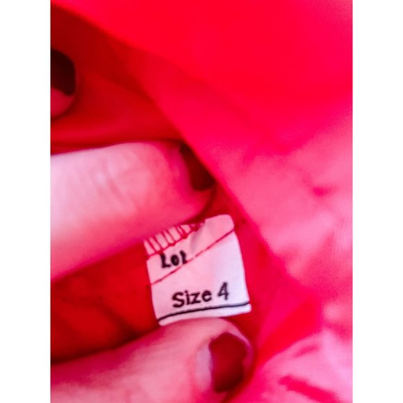 Vintage Red Pencil Skirt Simon Ellis 60s 70s - Picture 7 of 9